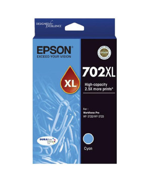 Buy EPSON 702XL High Capacity DURABrite Ultra Cyan Ink Cartridge C13T345292