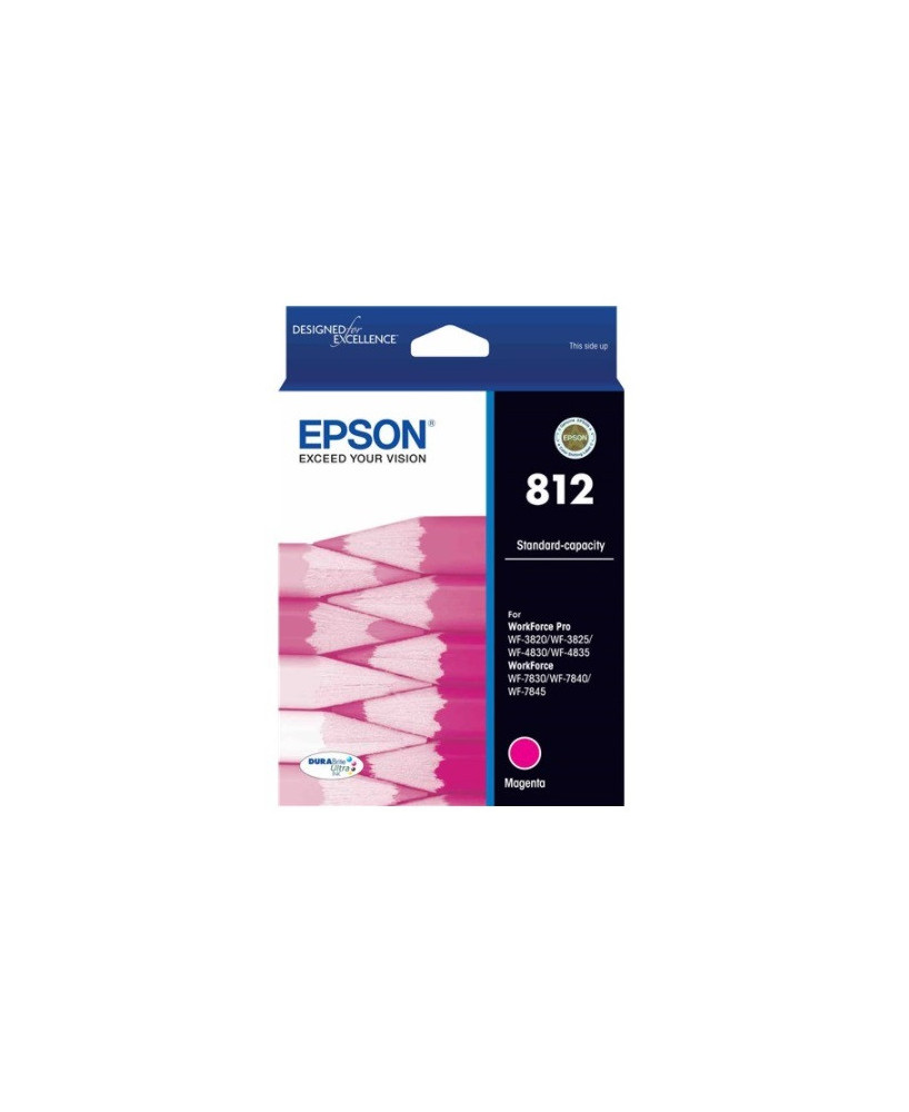 Buy Epson DURABrite Ultra 812 Magenta Ink Cartridge C13T05D392 for WorkForce Pro Printers