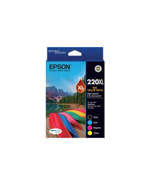 Buy Epson 220XL High Capacity DURABrite Ultra Value Pack Ink Cartridge C13T294692 for WorkForce WF-2630, WF-2650 and WF-2660 Printers