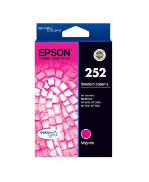 Buy Epson DURABrite Ultra 252 Magenta Ink Cartridge C13T252392 for WorkForce WF-3640 Printer