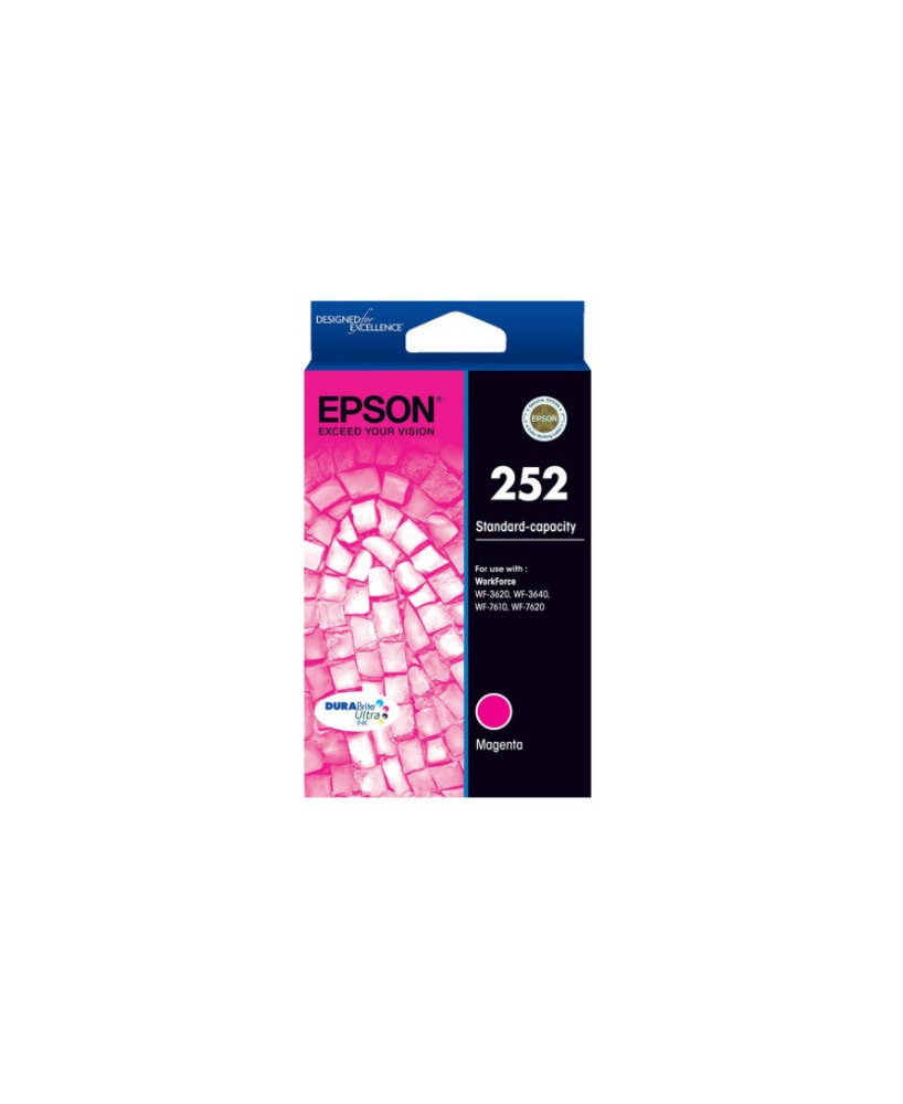 Buy Epson DURABrite Ultra 252 Magenta Ink Cartridge C13T252392 for WorkForce WF-3640 Printer