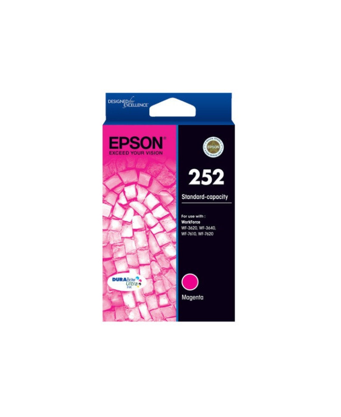 Buy Epson DURABrite Ultra 252 Magenta Ink Cartridge C13T252392 for WorkForce WF-3640 Printer