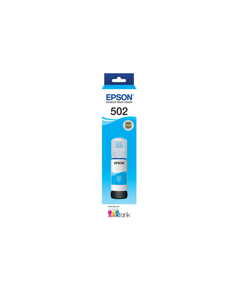 Buy EPSON T502 EcoTank Cyan Ink Bottle C13T03K292