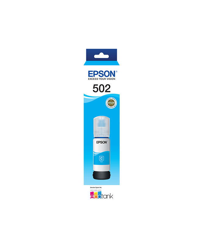 Buy EPSON T502 EcoTank Cyan Ink Bottle C13T03K292