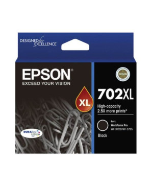 Buy Epson DURABrite Ultra 702XL Black Ink Cartridge C13T345192 for WorkForce Pro Printers