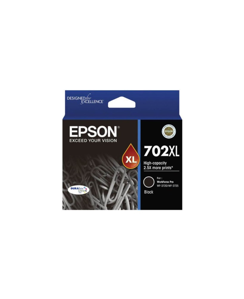 Buy Epson DURABrite Ultra 702XL Black Ink Cartridge C13T345192 for WorkForce Pro Printers