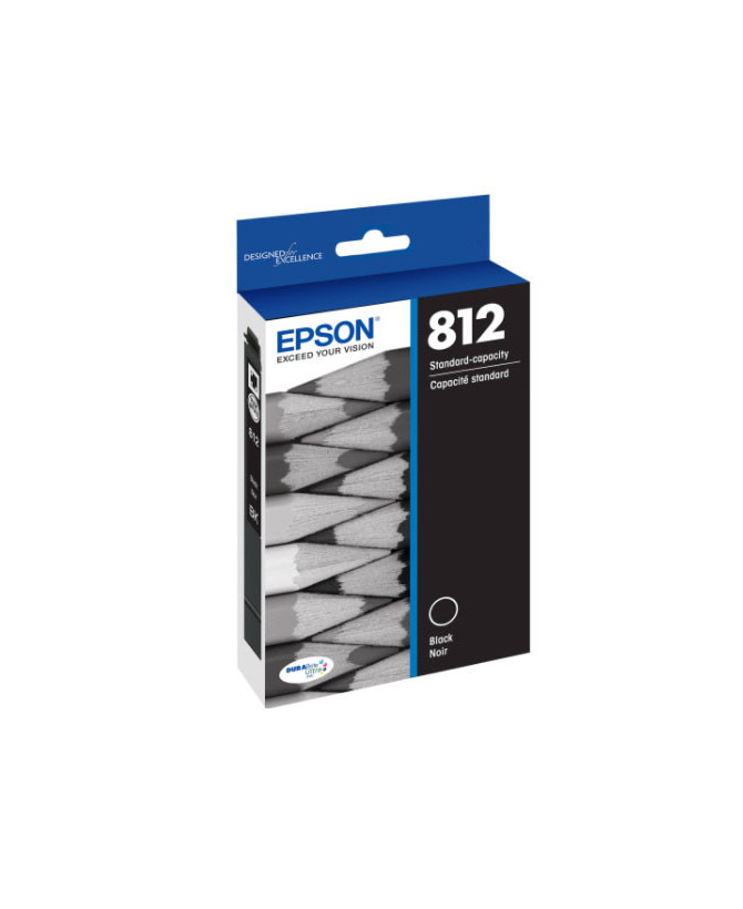 Buy Epson 812 Standard Capacity DURABrite Ultra Black Ink Cartridge C13T05D192 for WorkForce Pro WF-4830, WF-4835 and WF-3820 Printers