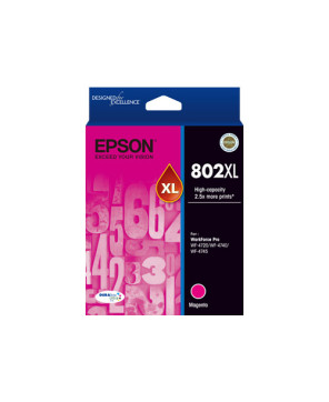 Buy EPSON 802XL High Capacity DURABrite Ultra Magenta Ink Cartridge C13T356392