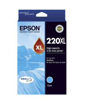 Buy Epson DURABrite Ultra 220XL Cyan Ink Cartridge C13T294292 for WorkForce Printers