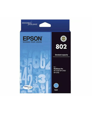 Buy EPSON 802 Standard Capacity DURABrite Ultra Cyan Ink Cartridge C13T355292