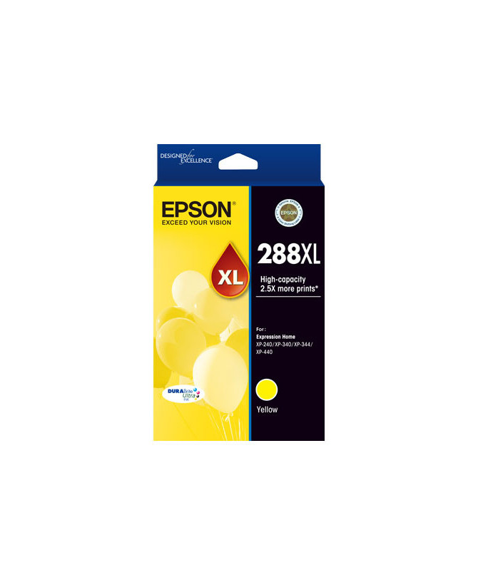 Buy Epson 288XL High Capacity DURABrite Ultra Yellow Ink Cartridge C13T306492 for Expression Home XP-240, XP-340, XP-344 and XP-440 Printers 