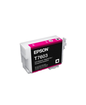 Buy Epson T7603 UltraChrome HD Vivid Magenta Ink Cartridge C13T760300 for SureColor SC-P600 Printer