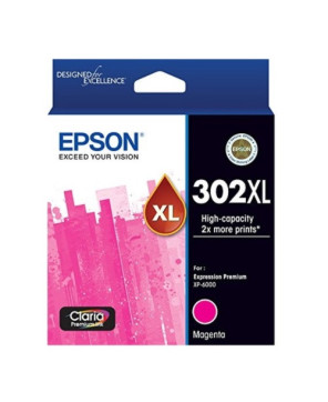 Buy Epson Claria Premium 302XL Magenta Ink Cartridge C13T01Y392 for Expression Premium XP6000, XP6100