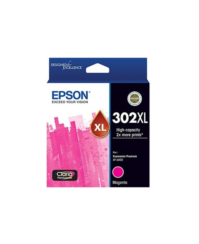 Buy Epson Claria Premium 302XL Magenta Ink Cartridge C13T01Y392 for Expression Premium XP6000, XP6100