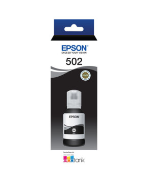 Buy Epson T502 EcoTank Black Ink Bottle C13T03K192 for WorkForce ET-4750 and Expression ET-3700, ET-2750 Printers