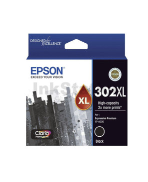 Buy Epson Claria Premium 302XL High Capacity Black Ink Cartridge C13T01Y192 for Expression Premium XP6000 and XP6100 Printers