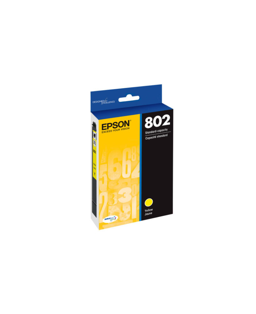 Epson 802 Standard Capacity DURABrite Ultra Yellow Ink Cartridge C13T355492 for WorkForce Pro WF-4720, WF-4740 and WF-4745 Printers