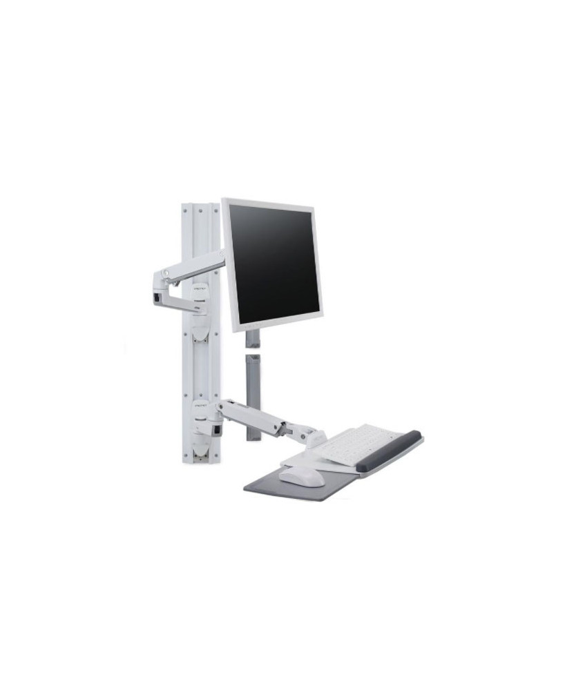 Buy Ergotron LX Wall Mount System Keyboard & Monitor Mount in White 45-551-216