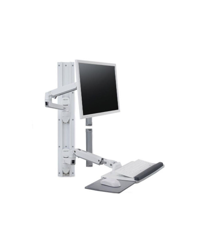 Buy Ergotron LX Wall Mount System Keyboard & Monitor Mount in White 45-551-216