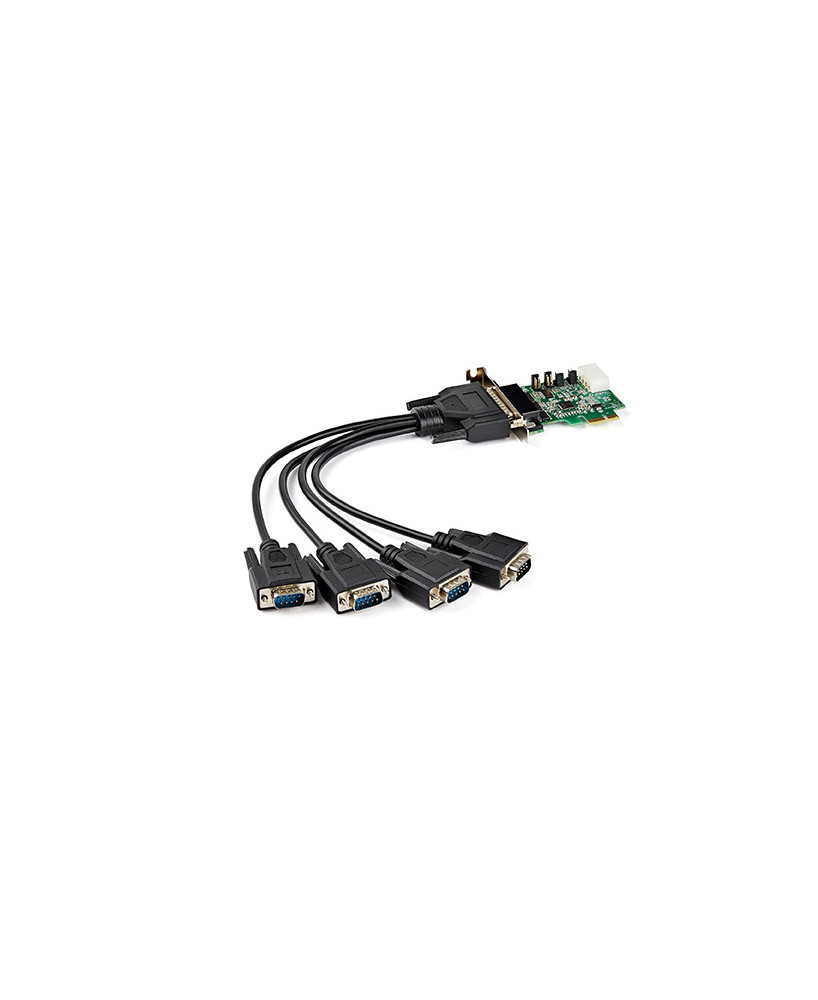 Buy StarTech 4-port PCI Express RS232 Serial Adapter Card PEX4S953LP for Windows and Linux