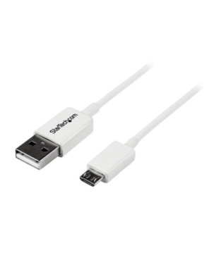 Buy Startech 0.5m White A to Micro B USB Cable Cord USBPAUB50CMW