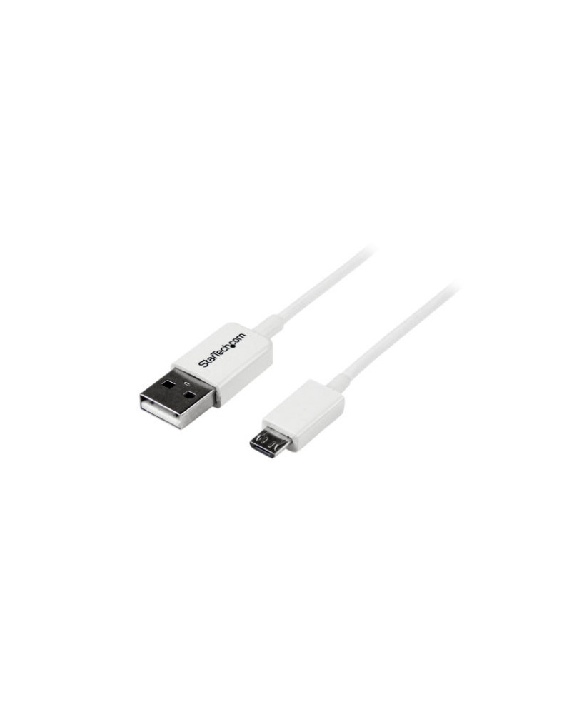 Buy Startech 0.5m White A to Micro B USB Cable Cord USBPAUB50CMW