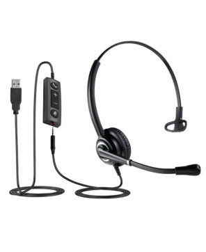 Buy TTS 612 Mono Noise-Cancelling Headset with USB and 3.5mm TTS-612UCUSB35