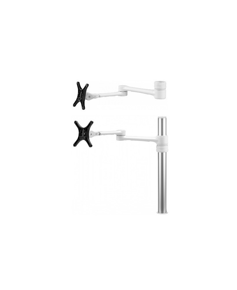 Buy Bundle Atdec Single Monitor Desk Mount AF-AT-SW with Atdec Extra Monitor Arm in White AFS-AT-DC-SW