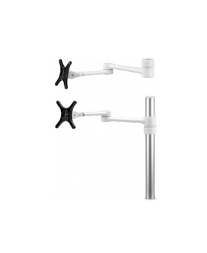 Buy Bundle Atdec Single Monitor Desk Mount AF-AT-SW with Atdec Extra Monitor Arm in White AFS-AT-DC-SW