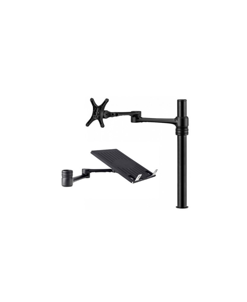 Buy Bundle Atdec Single Monitor Desk Mount in Black AF-AT-B with Atdec Notebook Arm Accessory in Black AF-AN-NBC-B