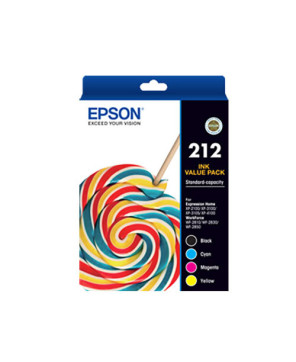 Buy Epson 212 STD Capacity Value Pack C13T02R692 for WorkForce WF-2830 Printer