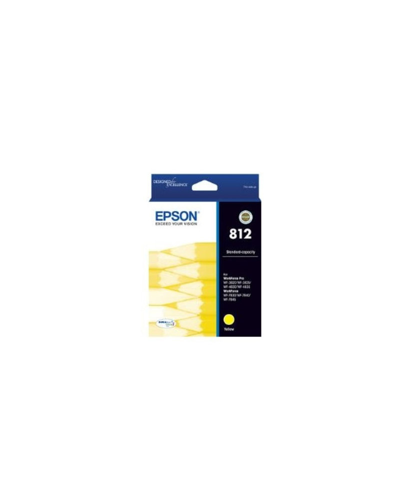 Buy Epson 812 Genuine Yellow Ink Cartridge C13T05D492 for WorkForce Printers