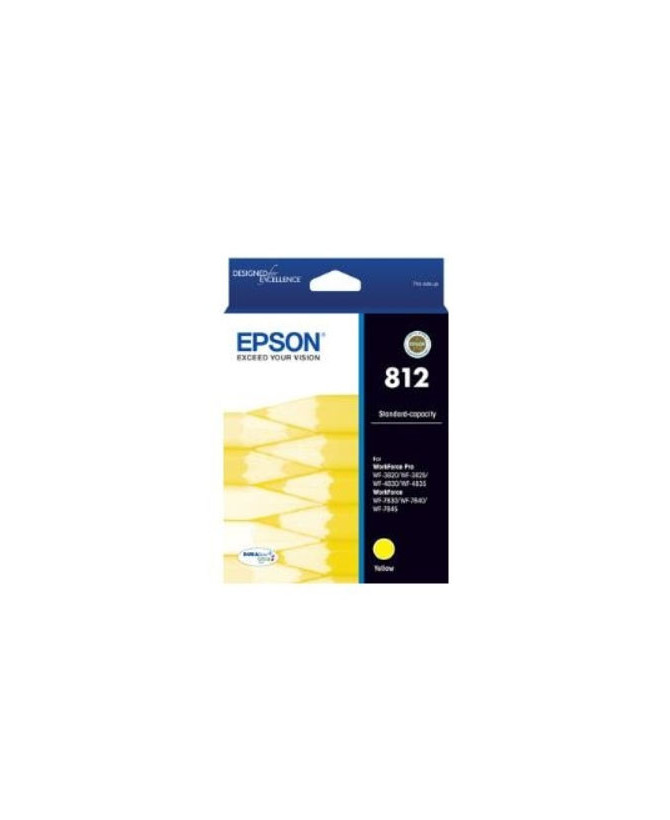 Buy Epson 812 Genuine Yellow Ink Cartridge C13T05D492 for WorkForce Printers