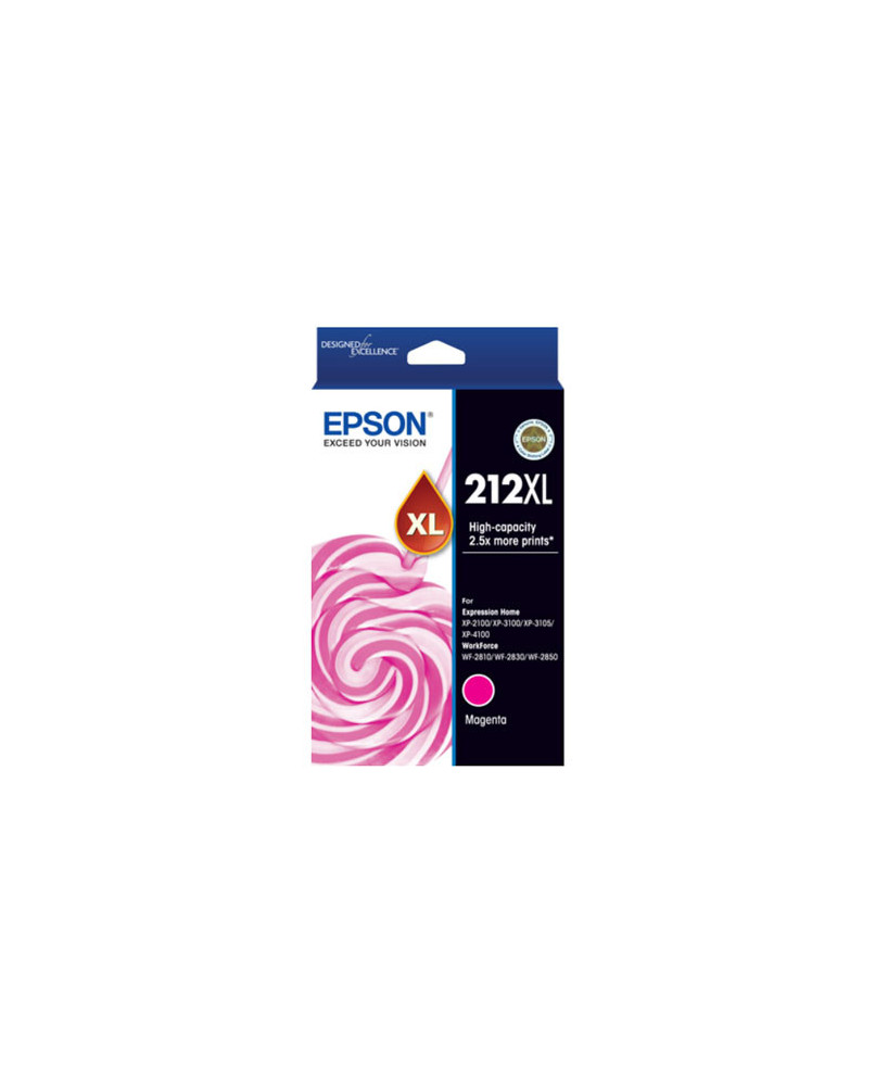 Buy Epson 212XL Magenta High Yield Ink Cartridge C13T02X392 for WorkForce WF-2830 Printer