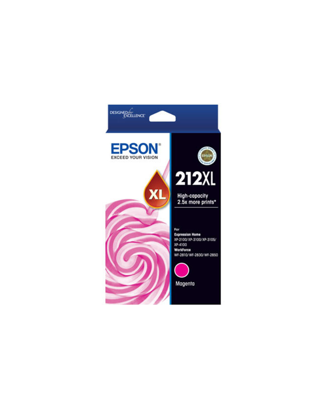 Buy Epson 212XL Magenta High Yield Ink Cartridge C13T02X392 for WorkForce WF-2830 Printer