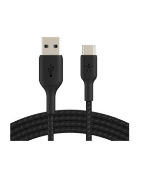 Buy Belkin 3M Braided USB-C to USB-A Data Transfer Cable in Black CAB002BT3MBK for Smartphone