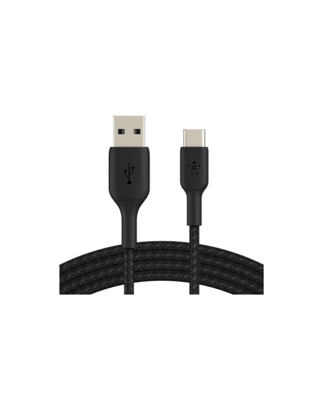 Buy Belkin 3M Braided USB-C to USB-A Data Transfer Cable in Black CAB002BT3MBK for Smartphone