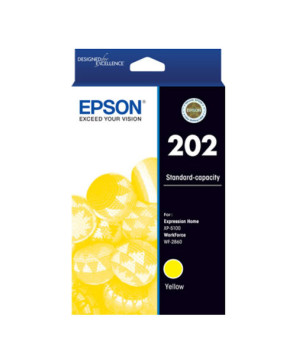 Buy Epson 202 Yellow Ink Cartridge C13T02N492 for WF-2860, XP-5100 Printers