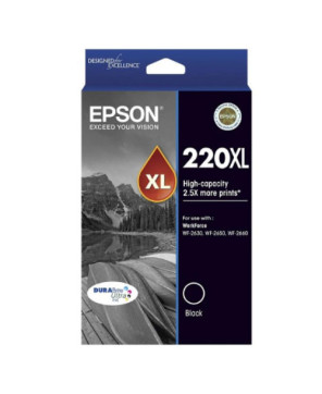 Buy Epson 220XL Black High Yield Ink Cartridge C13T294192 for WorkForce Printers