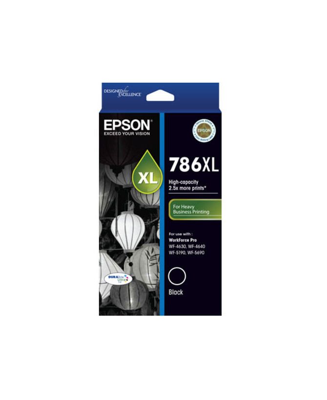 Buy Epson 786XL Black Ink Cartridge C13T787192 for WorkForce Pro WF-4630 Printer