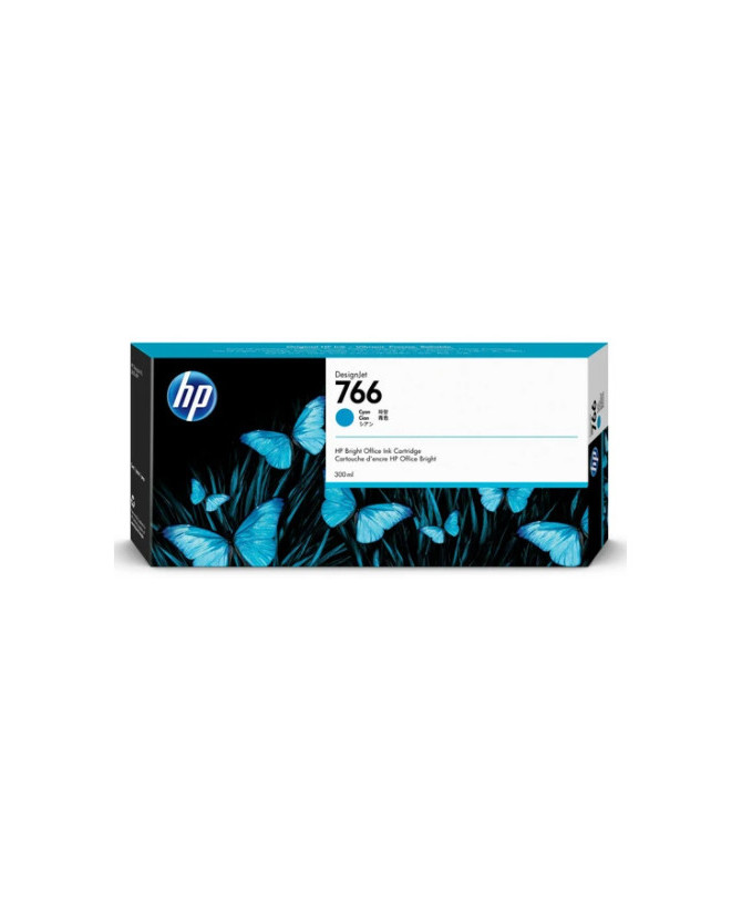 Buy HP 766 300-ml Cyan DesignJet Ink Cartridge P2V89A