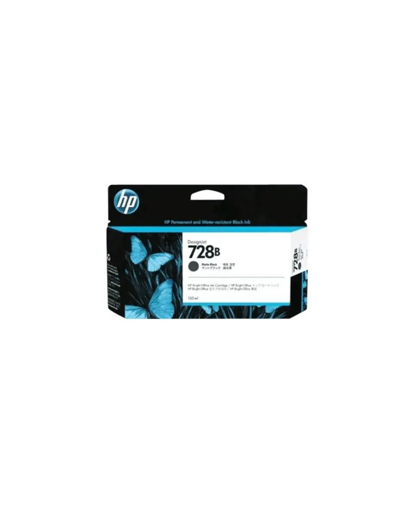 Buy HP 728B Matte Black Ink Cartridge 3WX26A for DesignJet T730, T830