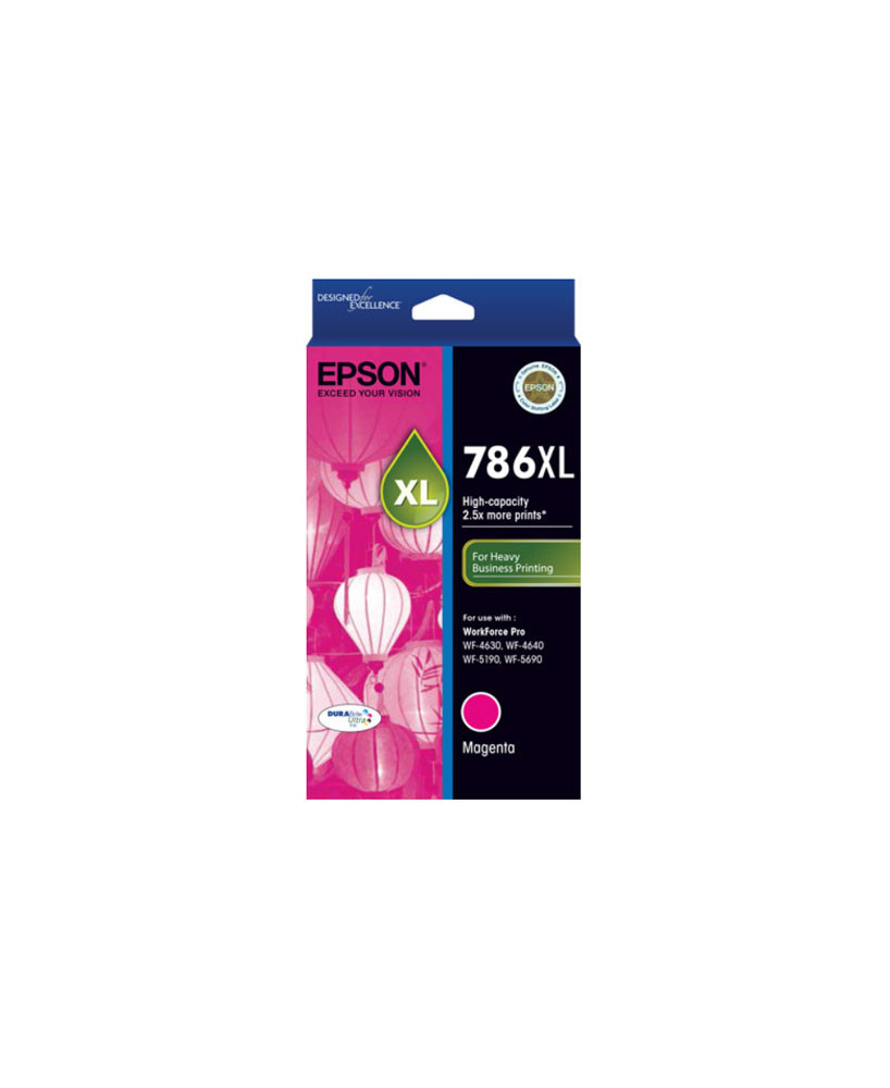 Buy Epson 786XL Magenta Ink Cartridge C13T787392 for WorkForce Pro WF-4630 Printer