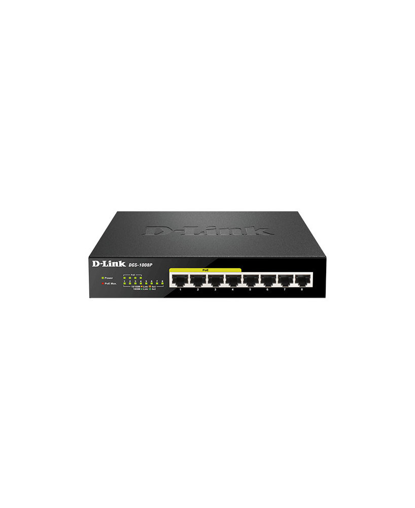 Buy D-Link 8-Port Desktop Switch with 4 PoE Ports DGS-1008P