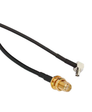 Powertec PTL-100 18cm Coaxial Cable TS9 To SMA Female Patch Lead Cable ACC-PT-00144 / CA-100-TS9SA2.018 for Nighhawk