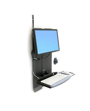 Buy Ergotron StyleView VL High Traffic Compact Enclosure in Black 60-593-195 for Keyboard & Monitor 