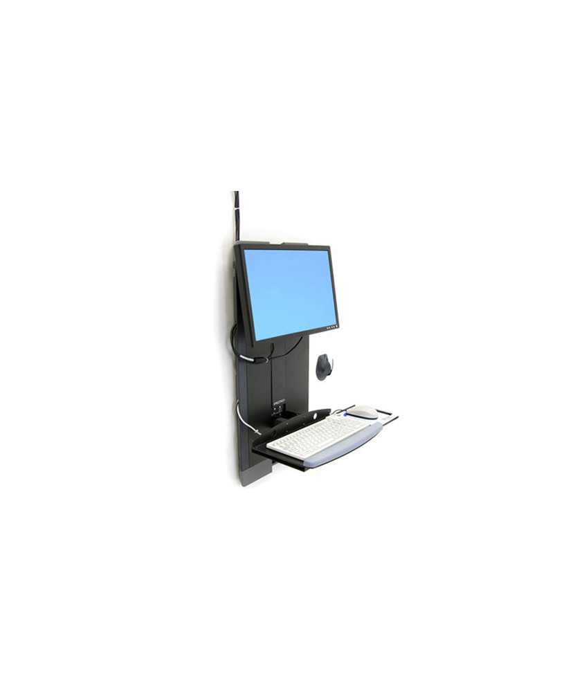 Buy Ergotron StyleView VL High Traffic Compact Enclosure in Black 60-593-195 for Keyboard & Monitor 