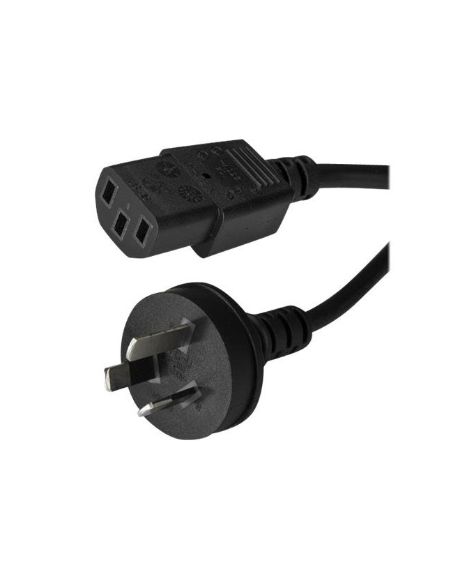 Buy Startech 3m AS/NZS 3112 to C13 Power Supply Cord PXTA1013M for PC, Monitor, or Printer