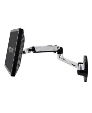 Buy Ergotron LX Wall Monitor Arm in Polished Aluminum 45-243-026