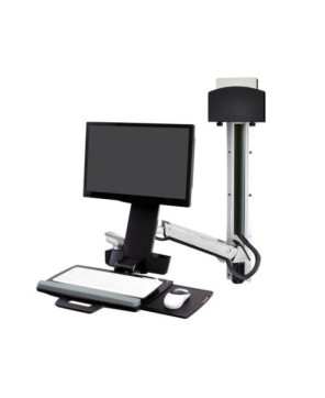 Buy Ergotron StyleView Sit-Stand Combo System in Polished Aluminum 45-273-026 for Flat Panel Display